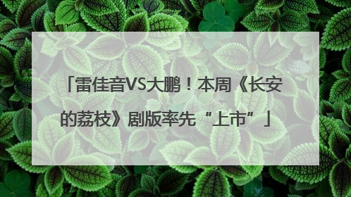 雷佳音VS大鹏！本周《长安的荔枝》剧版率先“上市”
