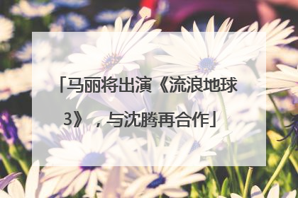 马丽将出演《流浪地球3》，与沈腾再合作