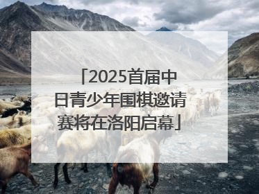 2025首届中日青少年围棋邀请赛将在洛阳启幕