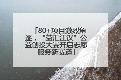 80+项目激烈角逐，“益汇江汉”公益创投大赛开启志愿服务新赛道